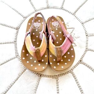 Reef Infant Flip Flop Sandals, Size 3/4